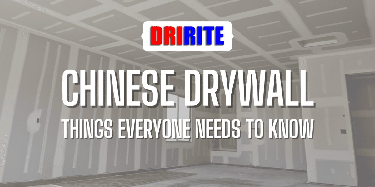 Chinese Drywall Things Everyone Needs to Know