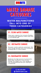 Water Damage Categories