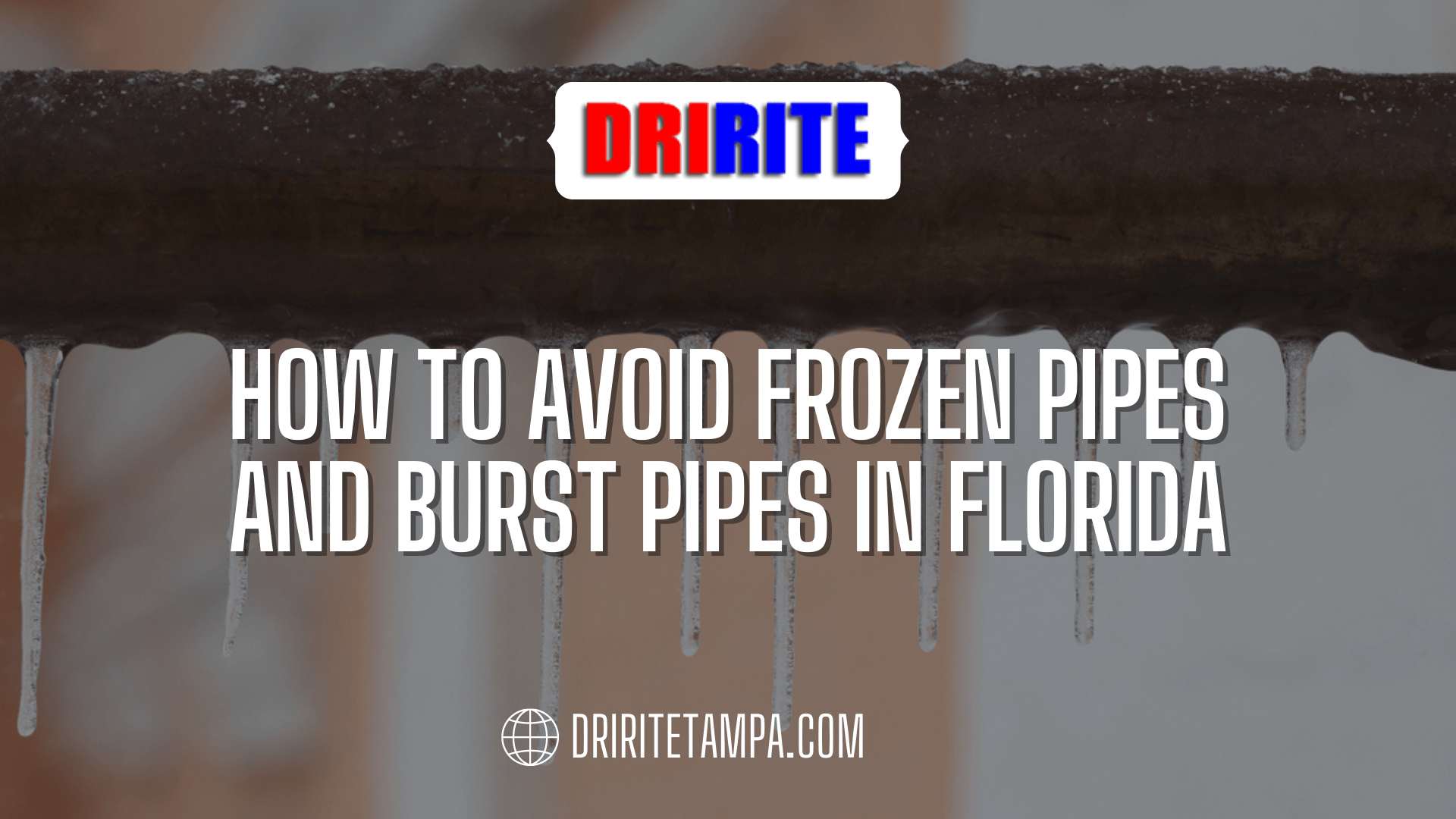 How to Avoid Frozen Pipes and Burst Pipes in Florida
