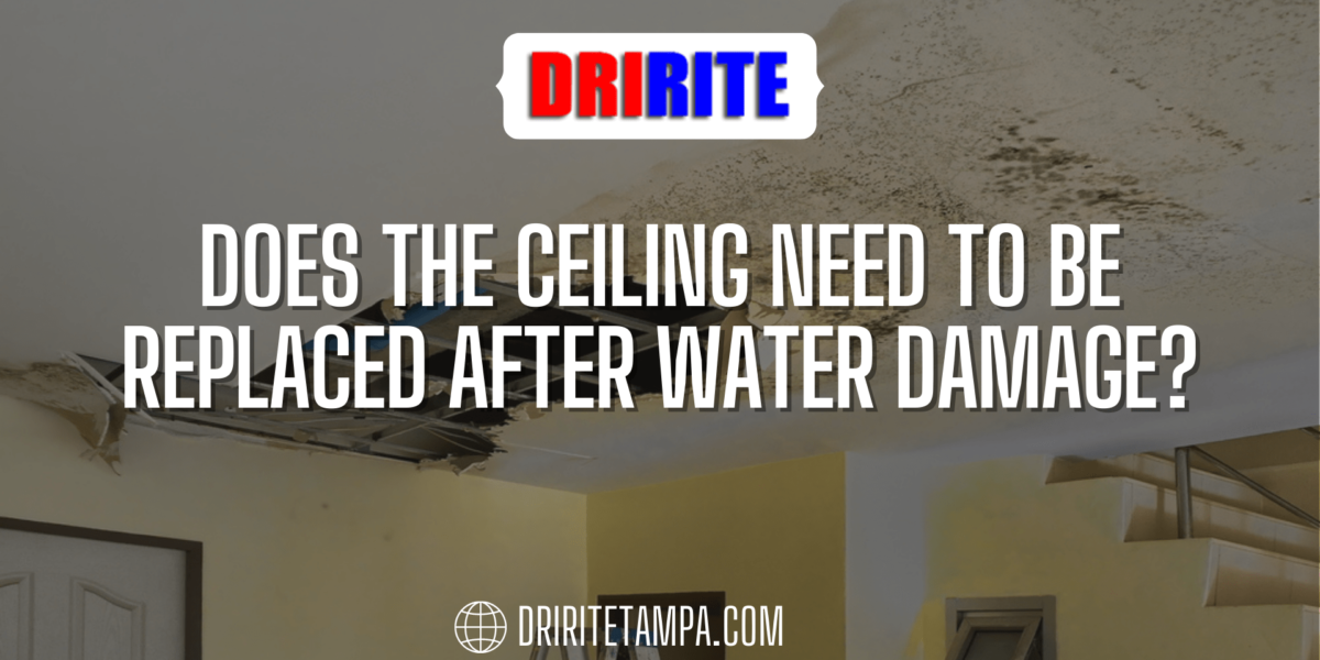 Does The Ceiling Need To Be Replaced After Water Damage