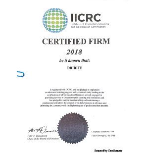 certificate dririte iicrc