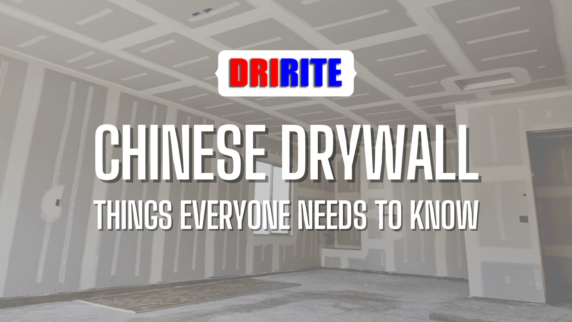 Chinese Drywall Things Everyone Needs to Know