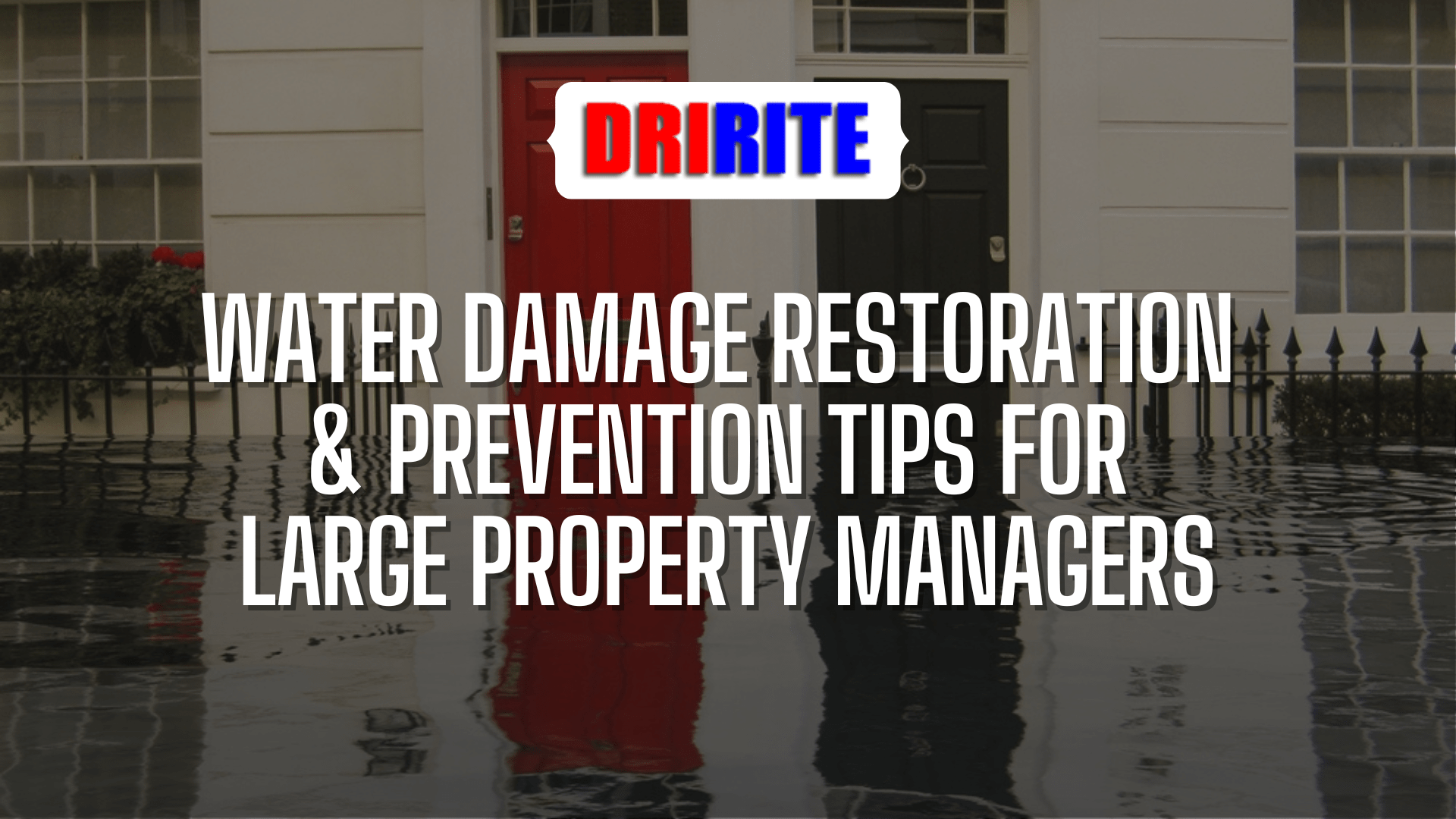 Water Damage Restoration & Prevention Tips for Large Property Managers