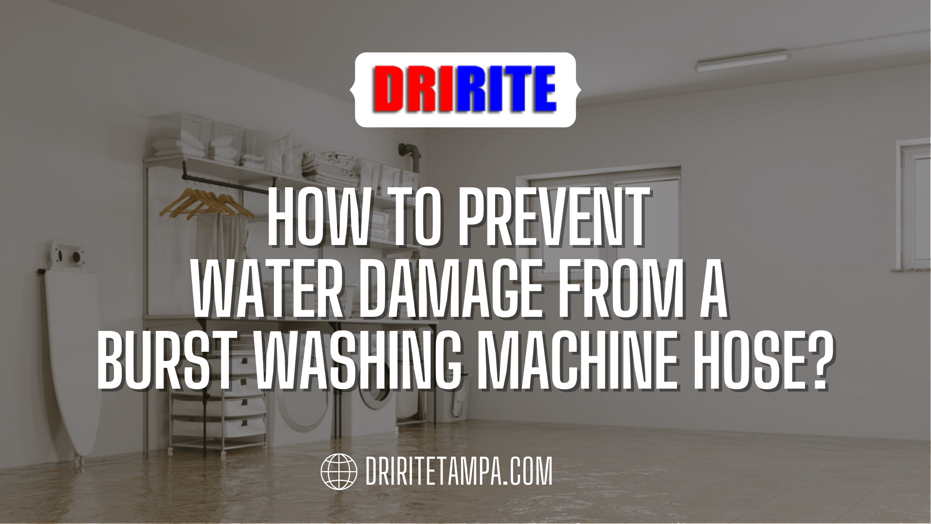 How To Prevent Water Damage From a Burst Washing Machine Hose