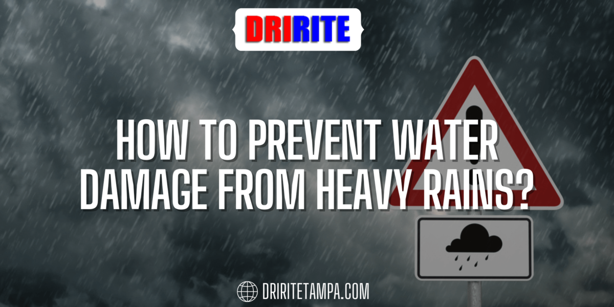 How to Prevent Water Damage From Heavy Rains
